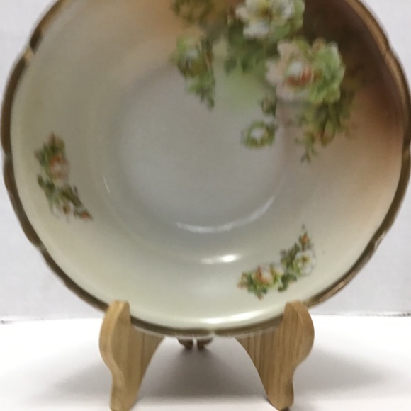 Vintage Antique Victoria Austria Serving Bowl with Floral Design - Picture 2 of 7